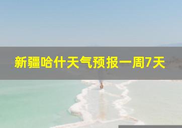 新疆哈什天气预报一周7天