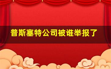 普斯塞特公司被谁举报了