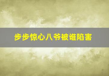 步步惊心八爷被谁陷害