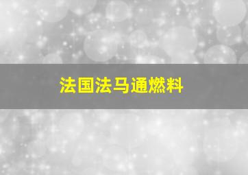 法国法马通燃料