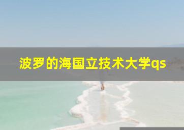 波罗的海国立技术大学qs