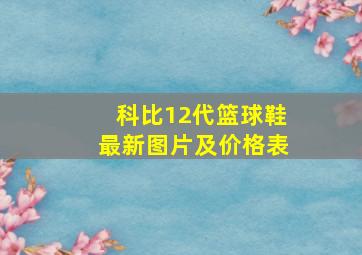 科比12代篮球鞋最新图片及价格表