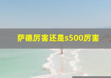 萨德厉害还是s500厉害