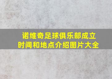 诺维奇足球俱乐部成立时间和地点介绍图片大全