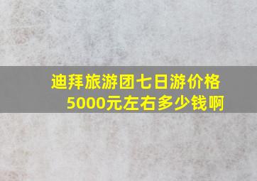 迪拜旅游团七日游价格5000元左右多少钱啊