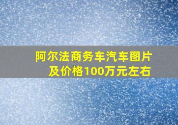 阿尔法商务车汽车图片及价格100万元左右